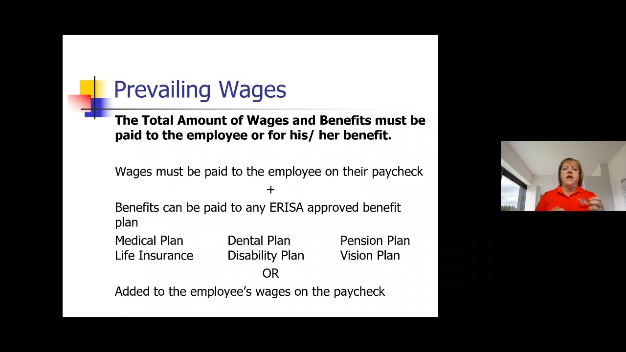 Prevailing Wage Law Virtual Workshop 2022