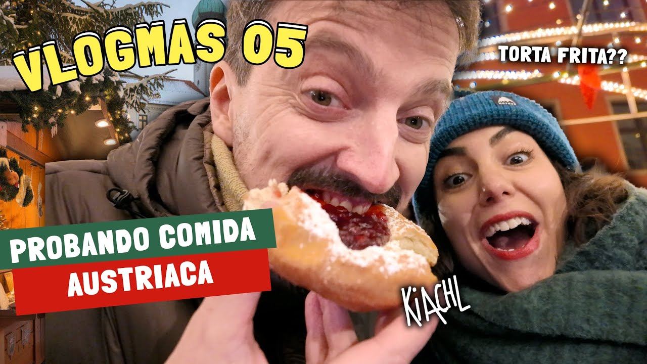 Dos ARGENTINOS 🇦🇷 Probando comida AUSTRIACA 🇦🇹 en Innsbruck | Vlogmas dia 5