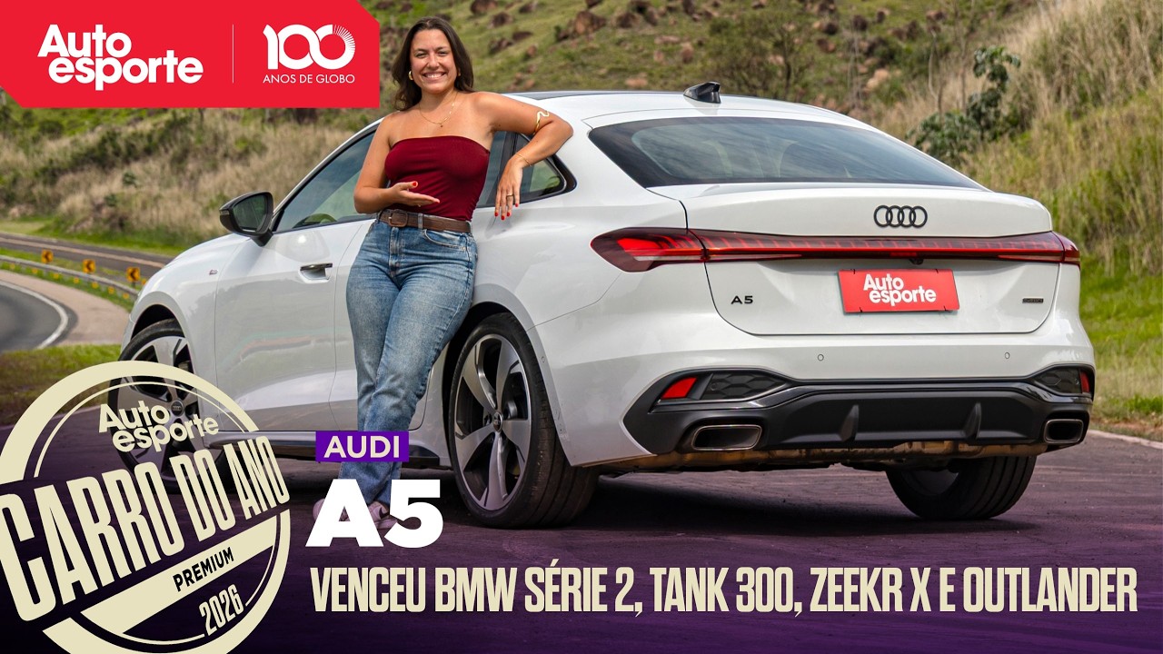 AUDI A5: os motivos que fizeram o SEDÃ ser eleito o CARRO DO ANO PREMIUM 2026