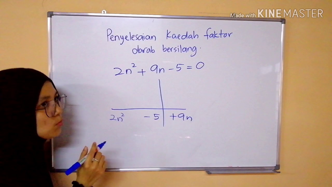 Tingkatan 2 Bab 2 (Pemfaktoran pendaraban silang)