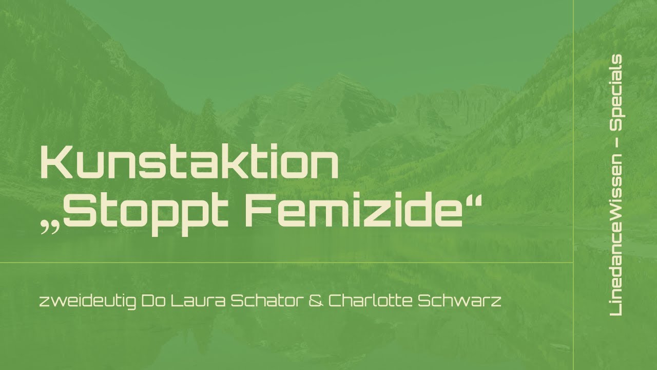 Kunstaktion: Stoppt Femizide