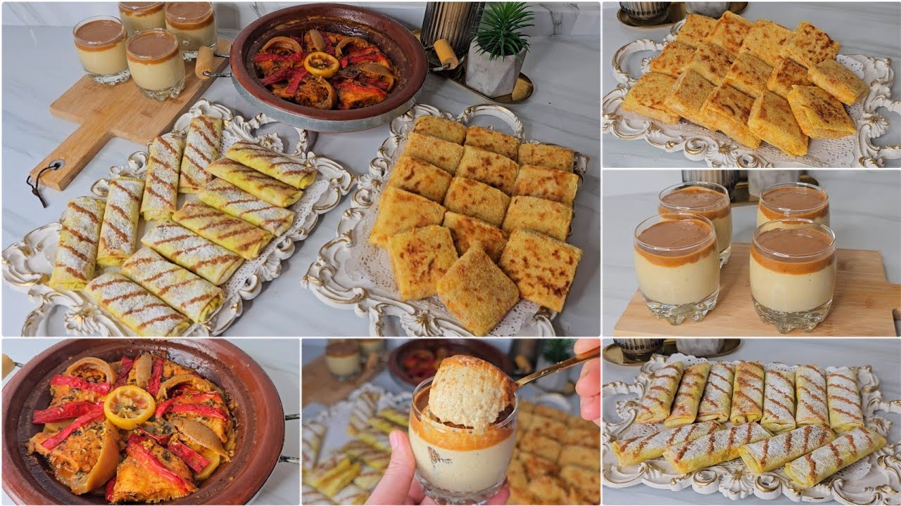 تاسع مائدة رمضان من الفطور حتى لي سحور وبلا متعجني ولا ذلكي تحلية رهيبه صحية وبسيطة😍 اقتراحات