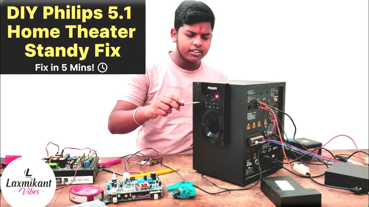 👉Philips 5.1ch Home theatre standby problem। Laxmikant vibes। Electric Funda ।