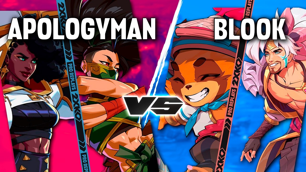 2XKO ▰ APOLOGYMAN (Akali-Senna) vs BLOOK (Teemo-Yasuo) ▰ 2XKO Pro level replays