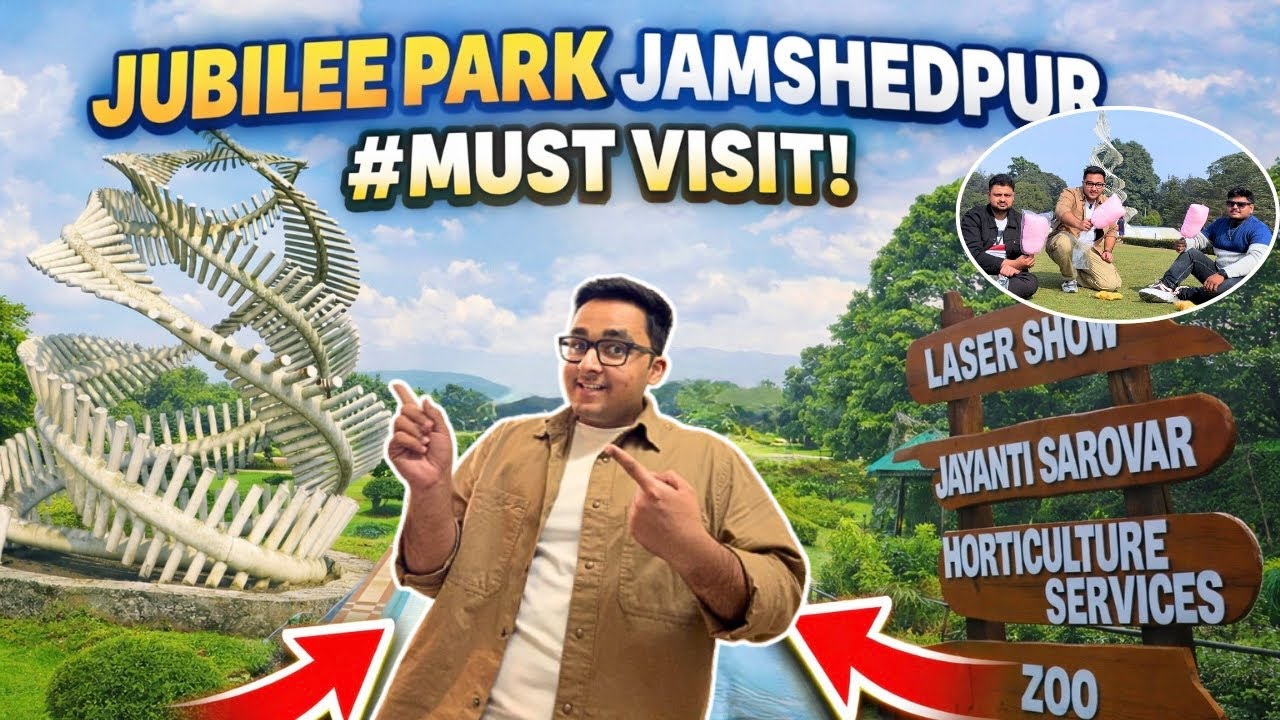 Itna Sundar Park! Archimedean Spiral bhi dekha😱#jubileepark  #viral #vlog #jamshedpur 