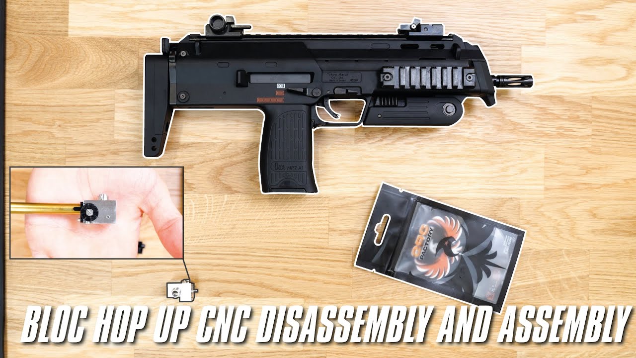 Installation du bloc Hop-Up pour MP7 AEP Tokyo Marui - OPS-Factory