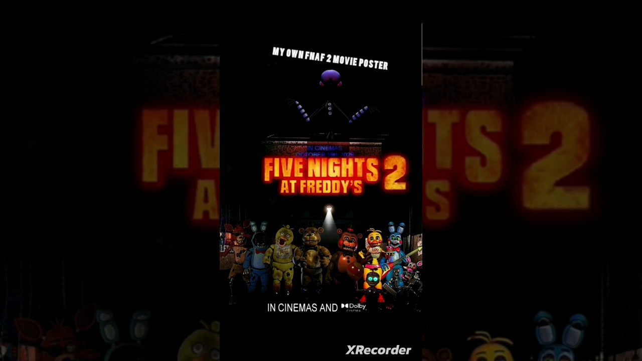 My own FNaF 2 Movie Poster used on Picsart! #fnaf #fnaf2 #fnafmovie #picsart #fyp