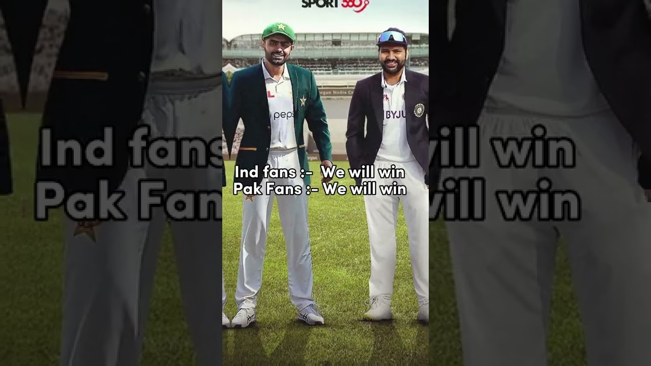 India vs Pakistan Test Series Reality 🤣 #shorts