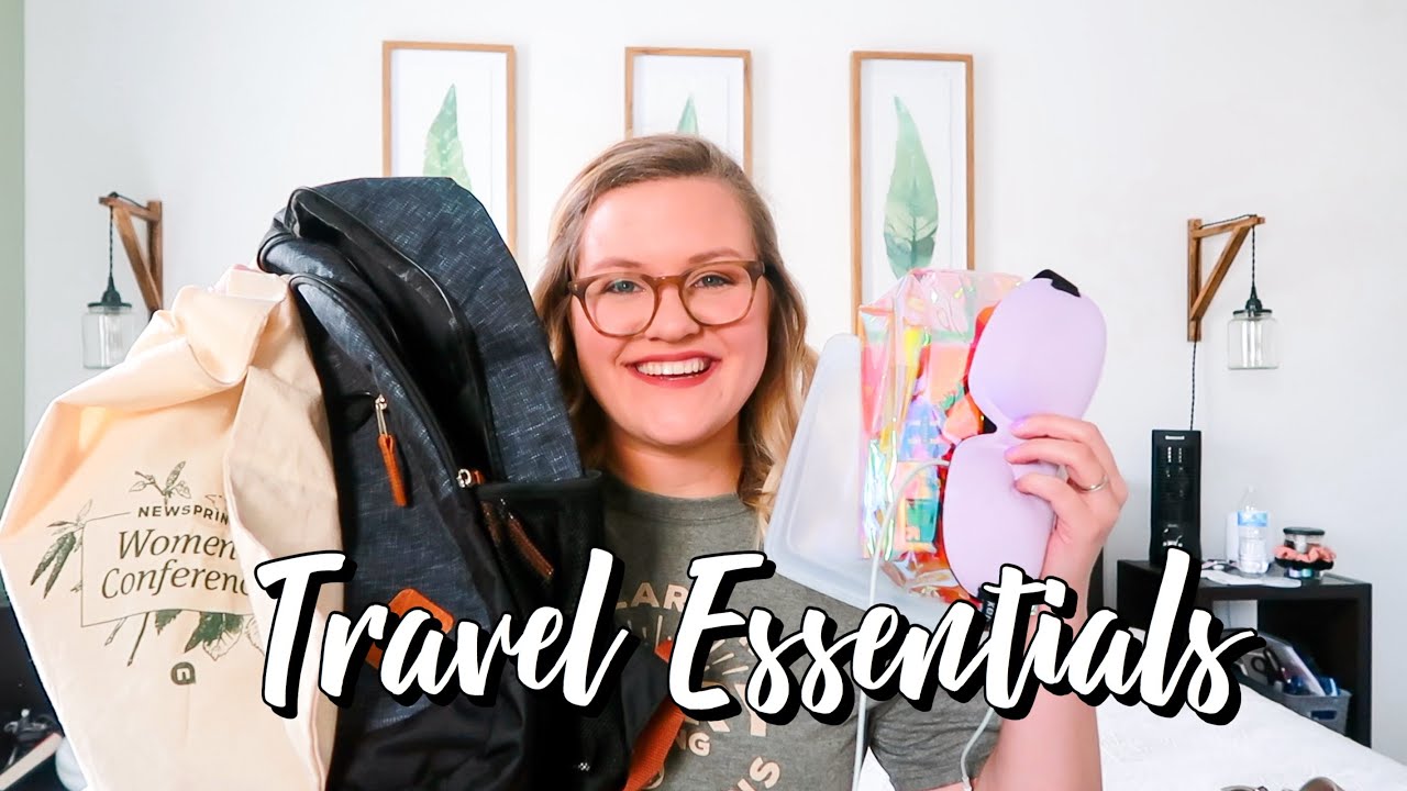 TRAVEL ESSENTIALS: What You Need to Travel With!!  Spring 2020 || huntermerck
