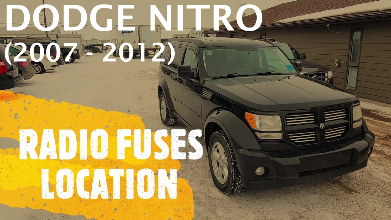 Dodge Nitro - RADIO FUSES LOCATION (2007 - 2012)