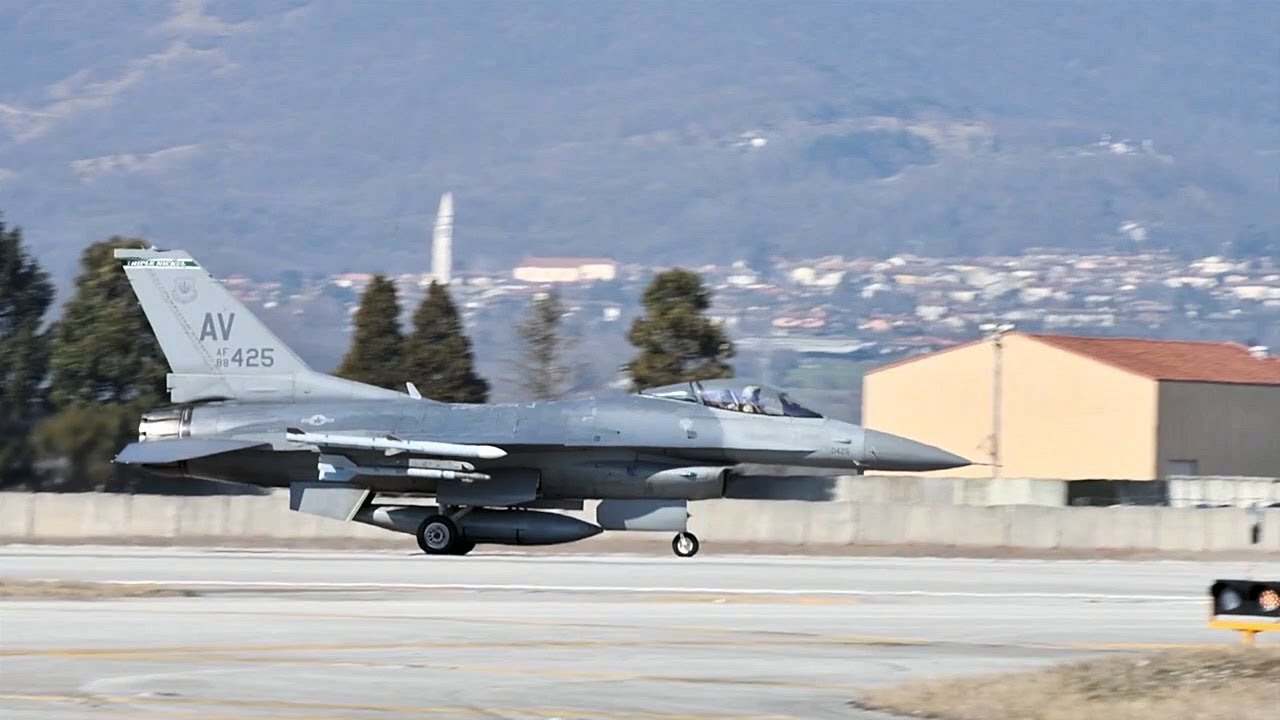 Operations At Aviano Air Base