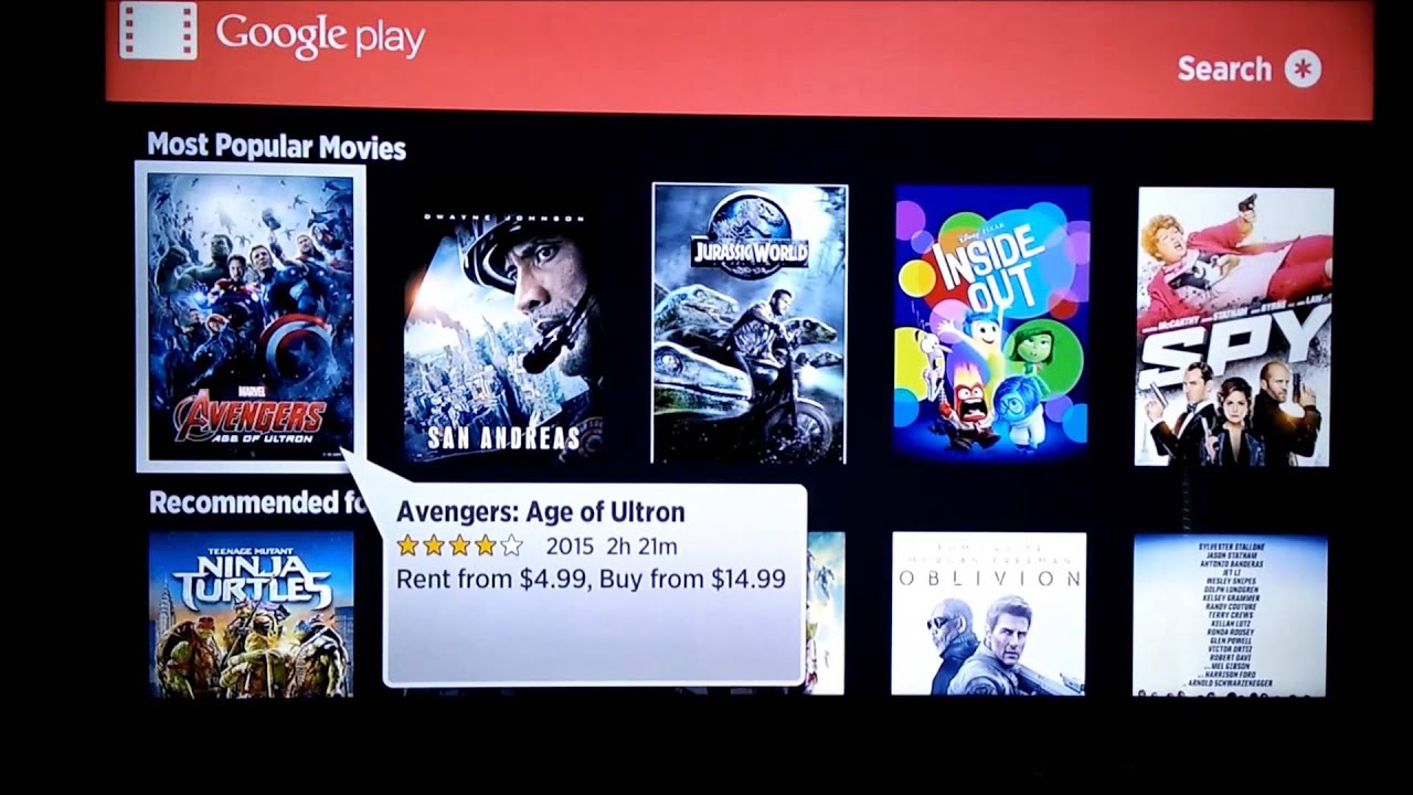 Review of Roku Apps Google Play Movies and TV & Super Speeders