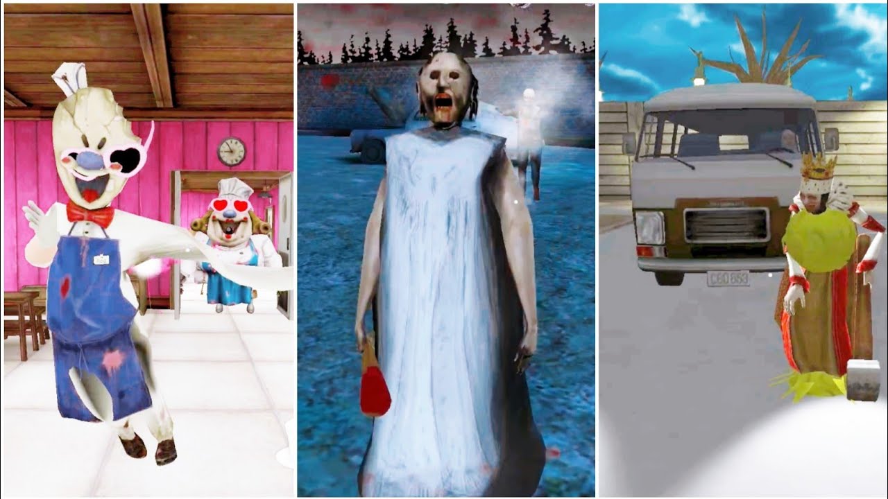 Ice Scream 6 Mati Kill Rod Vs Granny 3 Grandpa Kill Granny Vs Evil Nun Phillipa Kill Evil Nun