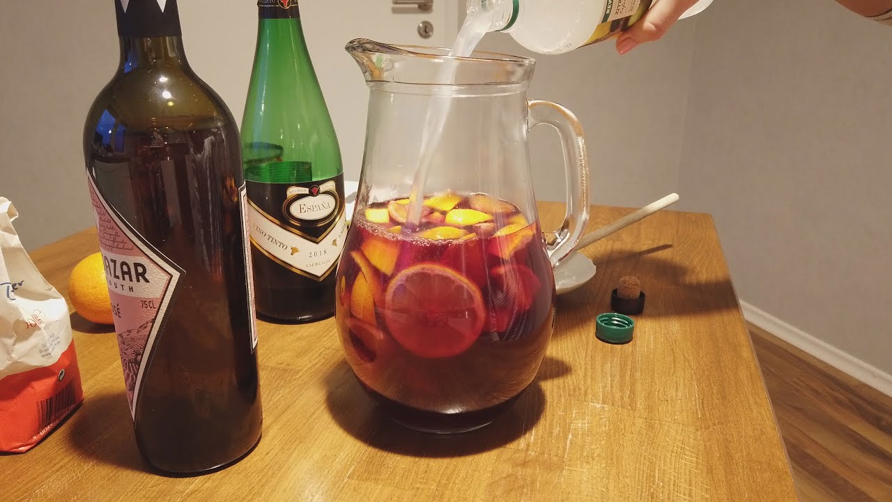 Sangria Rezept | Katalanische Sangria mit Vermouth