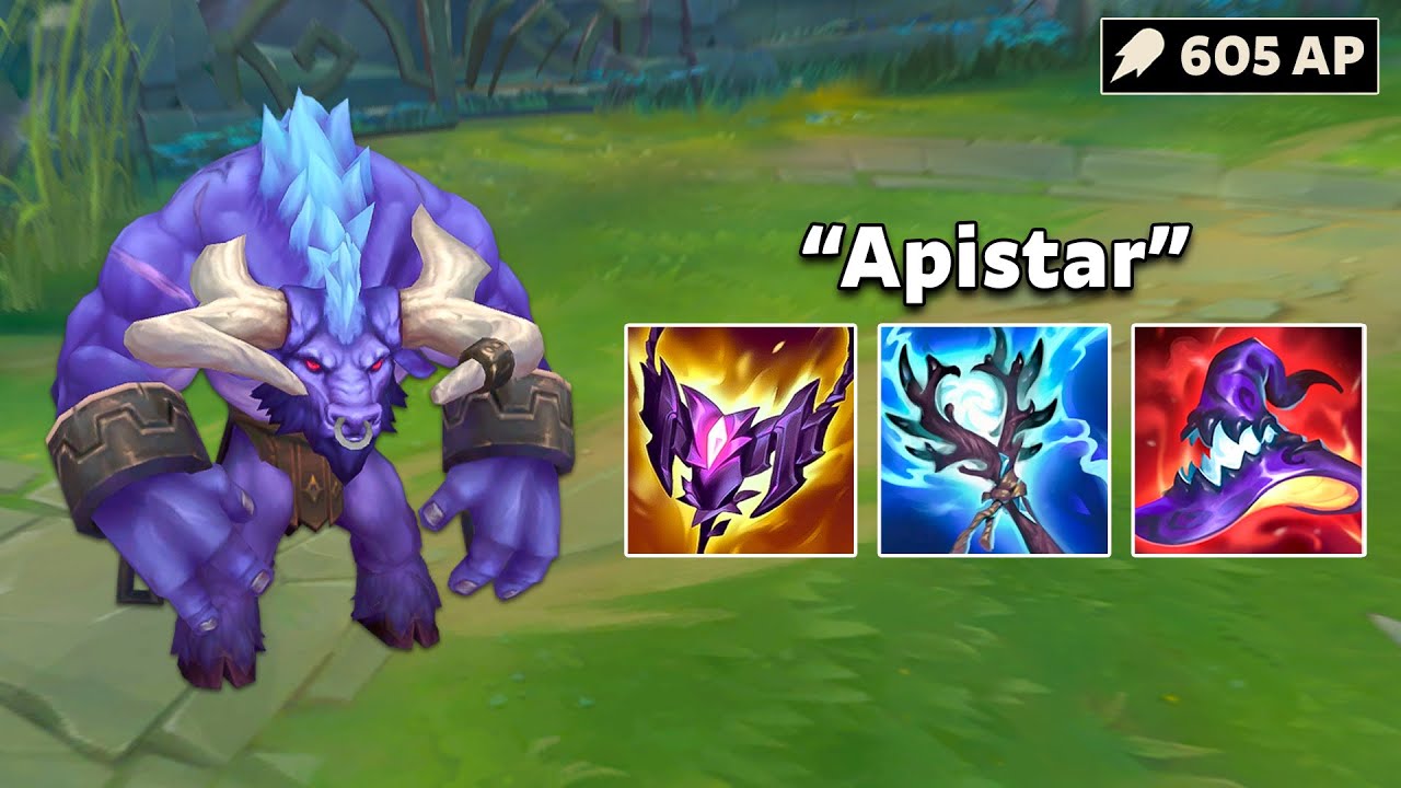 I Accidently Played Full AP Alistar Mid...