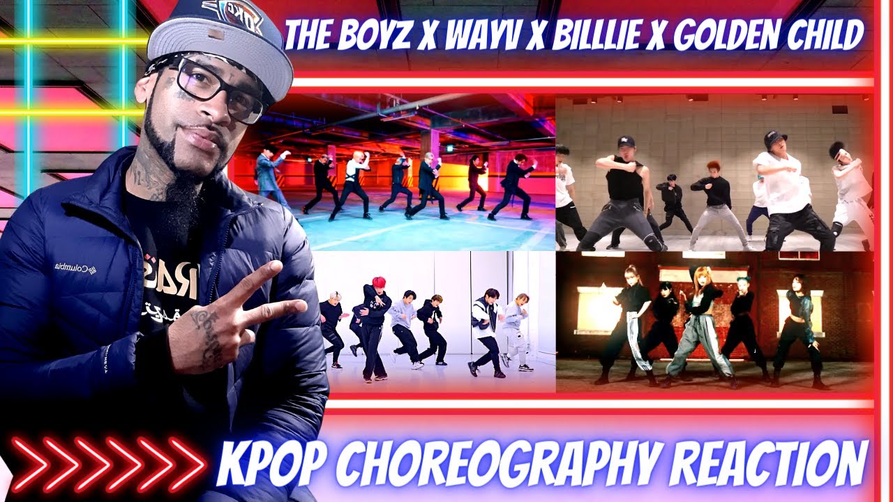THE BOYZ X WAYV X BILLLIE X GOLDEN CHILD KPOP DANCE PRACTICE AND PERFORMANCE VIDEO REACTION