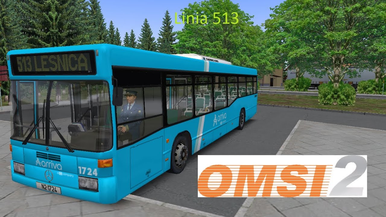 OMSI 2 Świerklica Linia 513 Mercedes-Benz O405