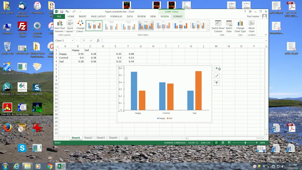 Creating a publication quality bar graph with error bars in excel