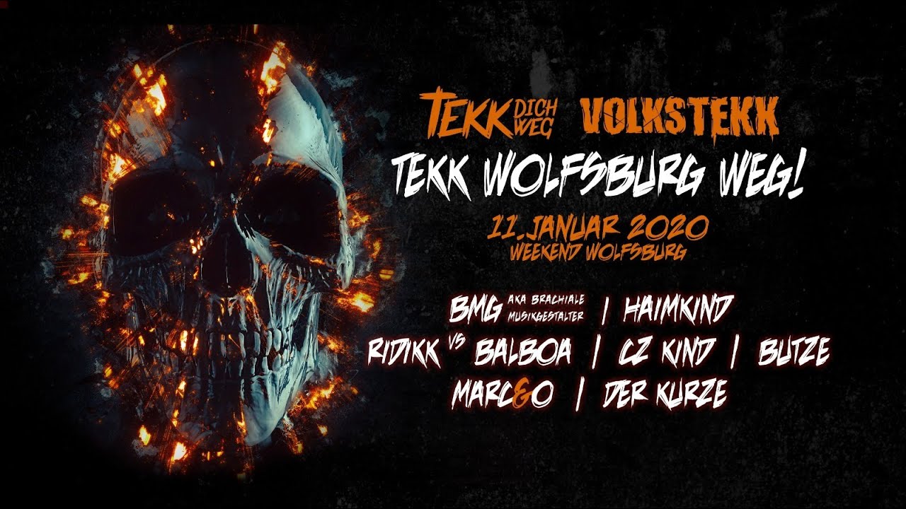 Live Vdeo : 11.01.2020|Tekk dich weg - CZ Kind vs. Der kleine Mann vs. BassBlianz