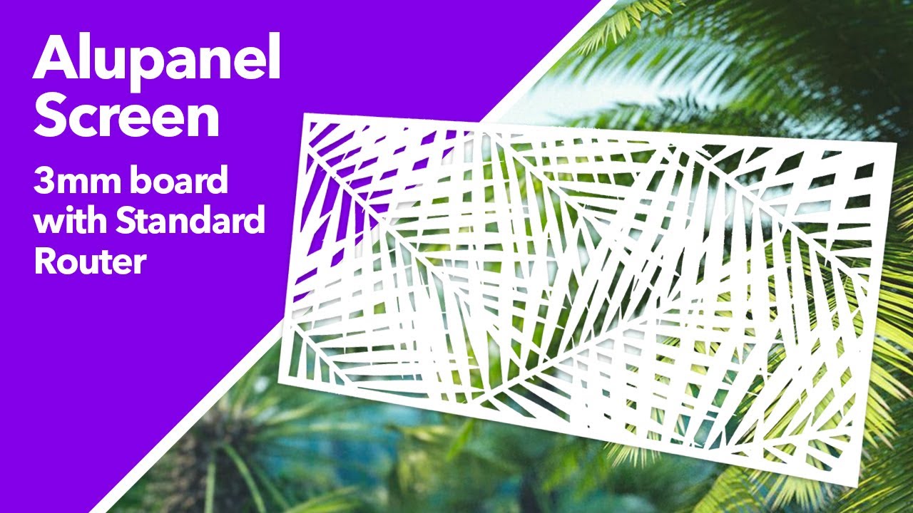 Summa F Series Router | Oversize Sheet | 3mm Alupanel Privacy Screen | Standard Router