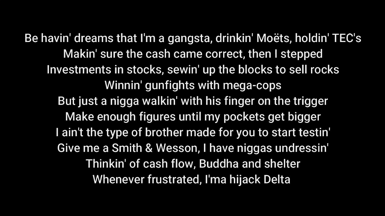 Nas - N.Y State of mind (Lyrics)