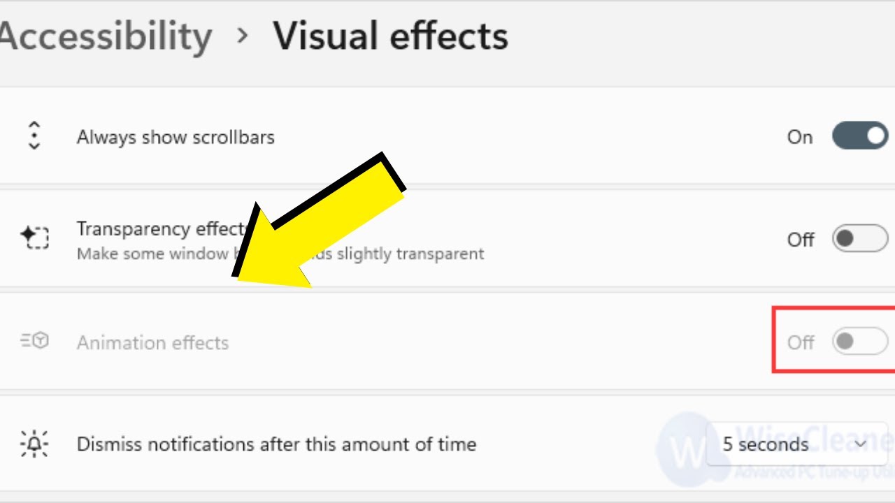 How to Turn Off Animation Effects in Windows 11 | turn off visual effects & Speed Up Your PC
