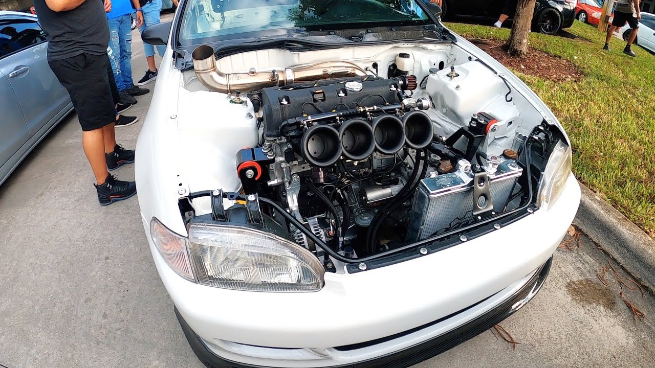 K24 Supercharged Integra Road Trip to JDM Honda Car Meet (POV)