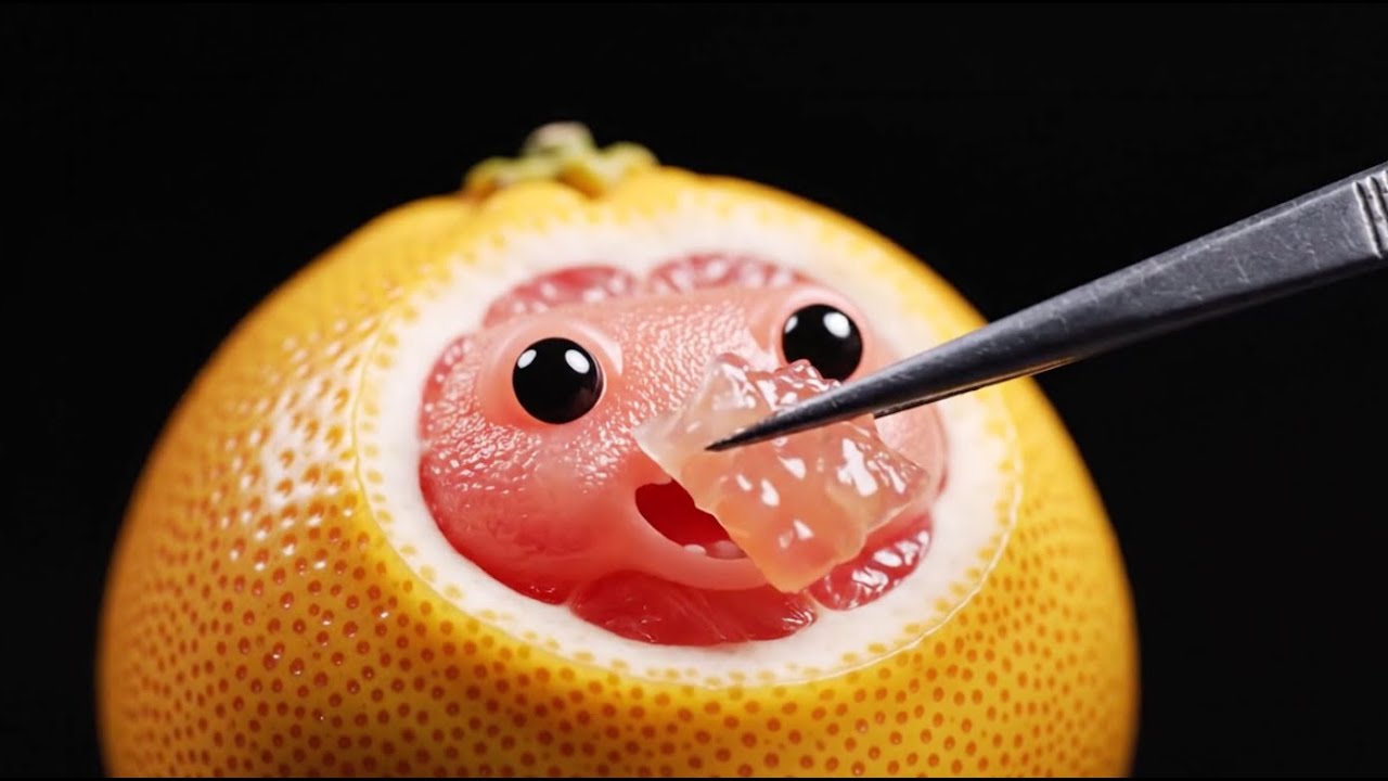 Funny & Satisfying Fruit Animals Eating Fruit! [AI ASMR]