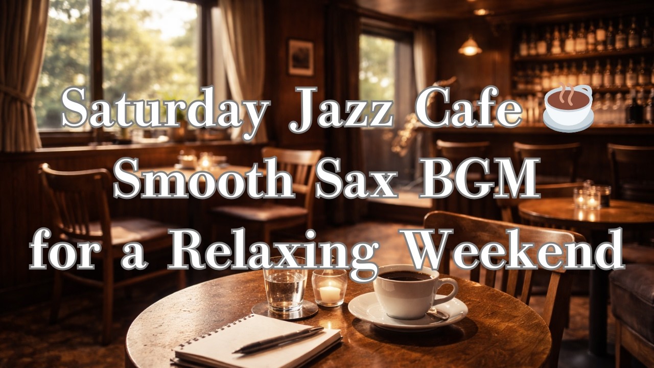 Saturday Jazz Cafe ☕ Smooth Sax BGM for a Relaxing Weekend