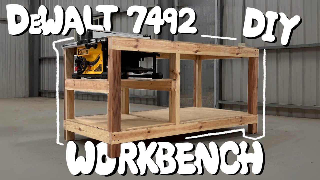 我的第一張木工桌 ! 如何自製圓鋸工作桌 | DIY | WORKBENCH | Dewalt 7492 |
