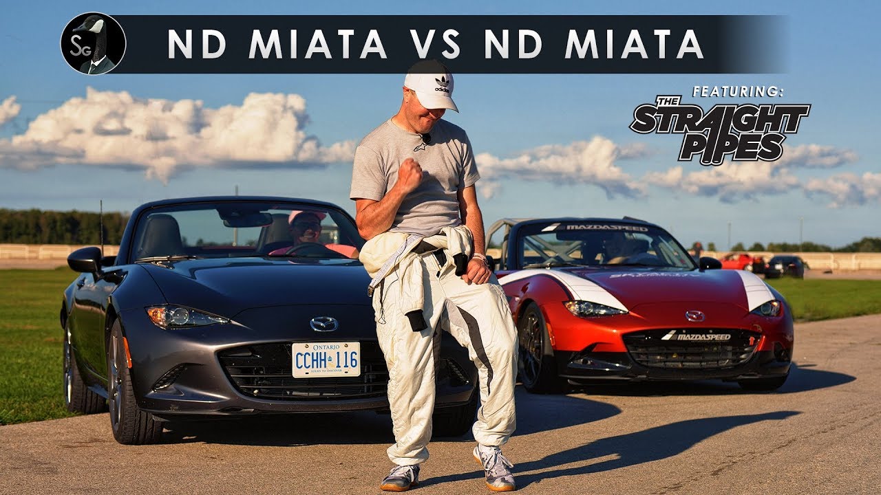 Testing the 2019 Miata and Cup Race Car | TheStraightPipes Included