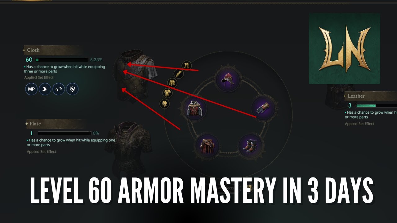 LORDNINE | Ultimate Armor Mastery Leveling Guide: 40-60 Fastest Method