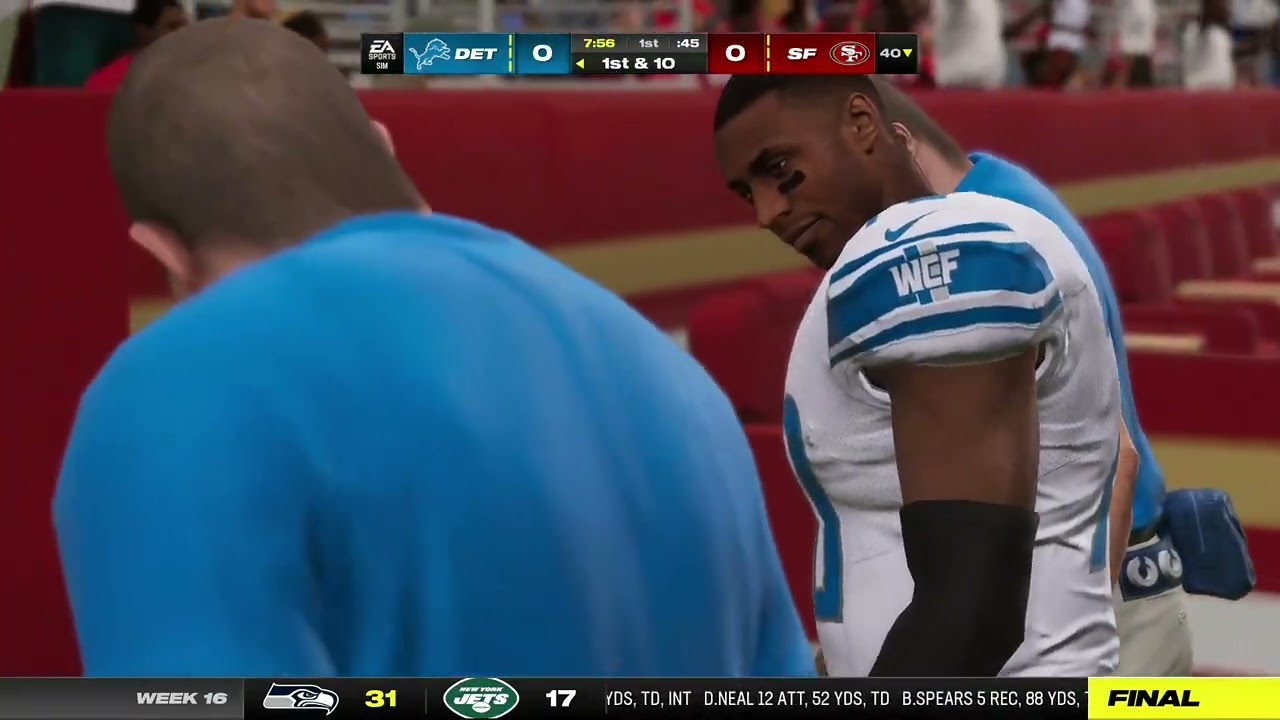 49ers franchise maddenniners 2030 regular season week 16