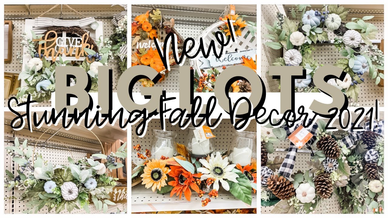 *NEW* BIG LOTS FALL DECOR 2021 SHOP WITH ME | SHOP WITH ME FALL DECOR AT BIG LOTS