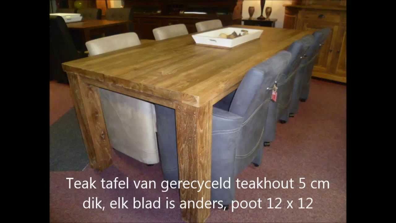 Teaktafels, teakhout tafels, teakhouten tafel op maat, gratis bezorgd, kwaliteit