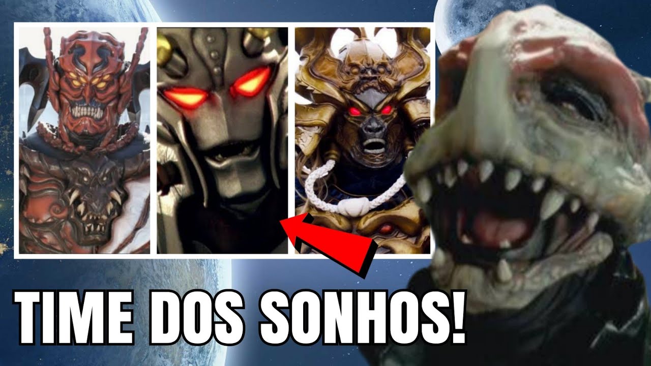 O TIME DOS SONHOS DOS VILÕES EM POWER RANGERS!