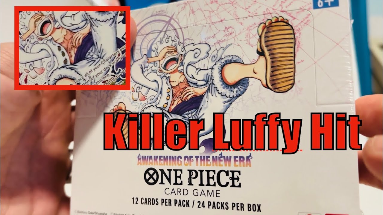 One Piece OP-05 English booster box opening with my daughter! Is this the best Luffy card out there?