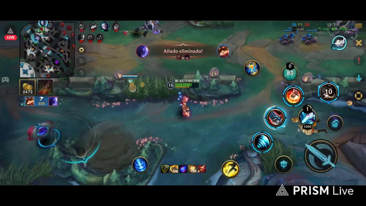 BLASTFIREWR RUSH DE ELO ELO MAXIMO GM #LIVE #WILDRIFT