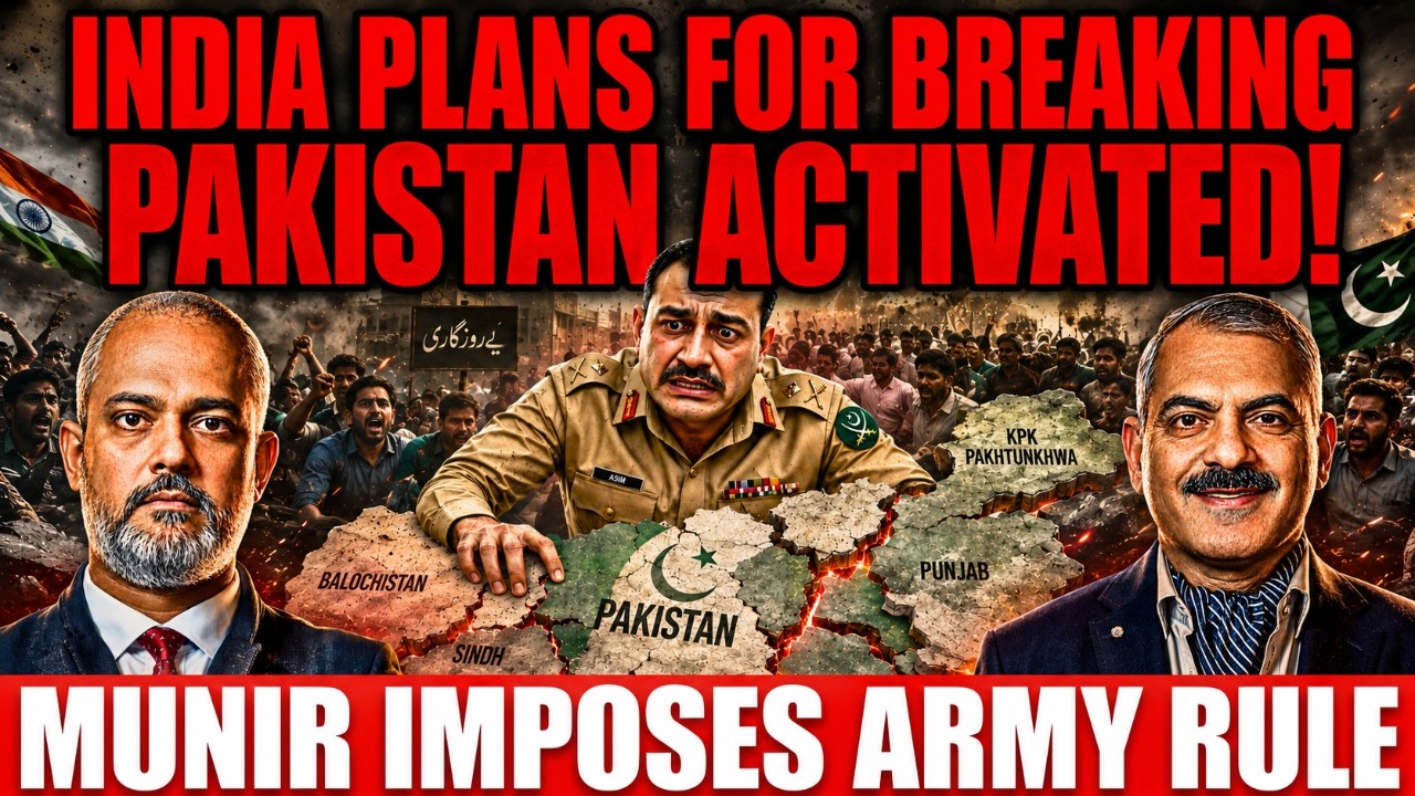 India's Plan for Breaking Pakistan Begins! Asim Munir Imposes Pakistan Army Rule I Brig Pandey, Aadi