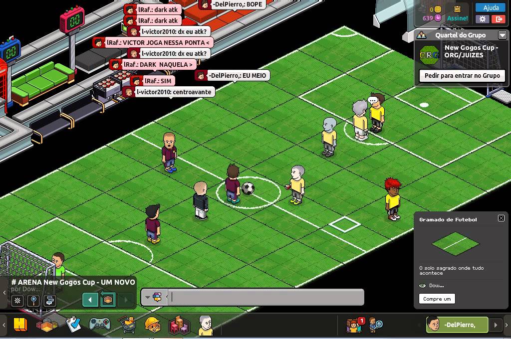 Jogador Profissional - Futebol Habbo #1 - quase fui -'-