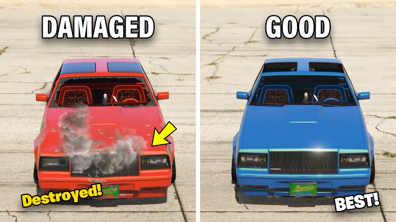 GTA 5 ONLINE - GOOD VS DAMAGED (WHICH IS FASTEST?)