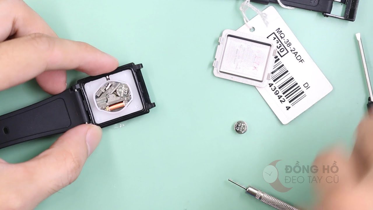 Hướng dẫn tự thay pin đồng hồ casio MQ-38, MQ-27, MQ-24, LQ-142, LQ-139, AQ-230, LA-670