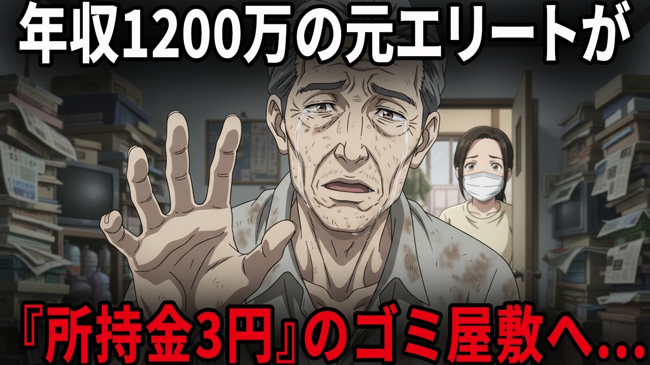 【67歳元部長の告白】年収1200万のエリートが「所持金3円」のゴミ屋敷で孤独死寸前に…。プライドが招いた悲惨な末路と、娘の涙が教えてくれた本当の幸せ