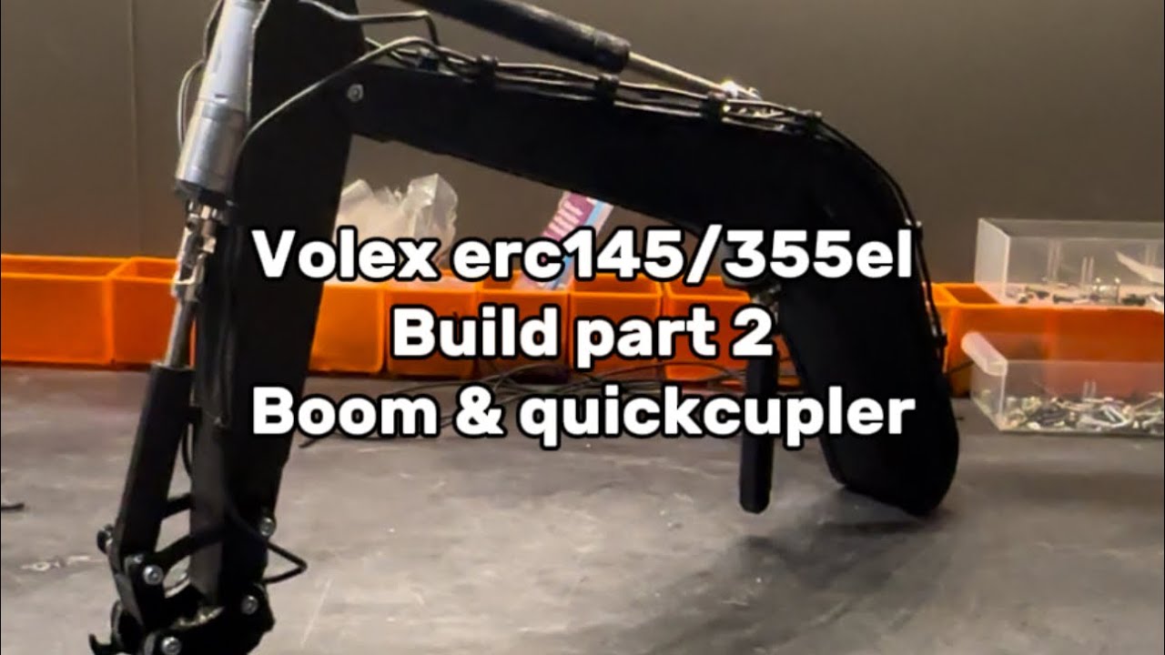 Volex ERC145/355EL build part 2 | boom & quickcupler