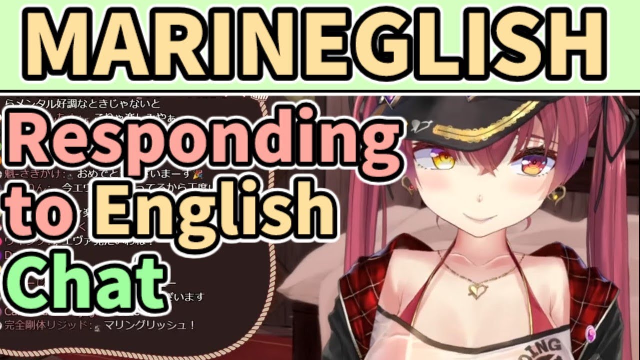 Marine's English is getting better and better [ENG SUB] Hololive