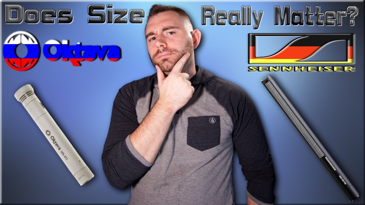 Shotgun vs Pencil Condenser Microphone Test and Review (Sennheiser  MKH 416 vs Oktava MK-012)