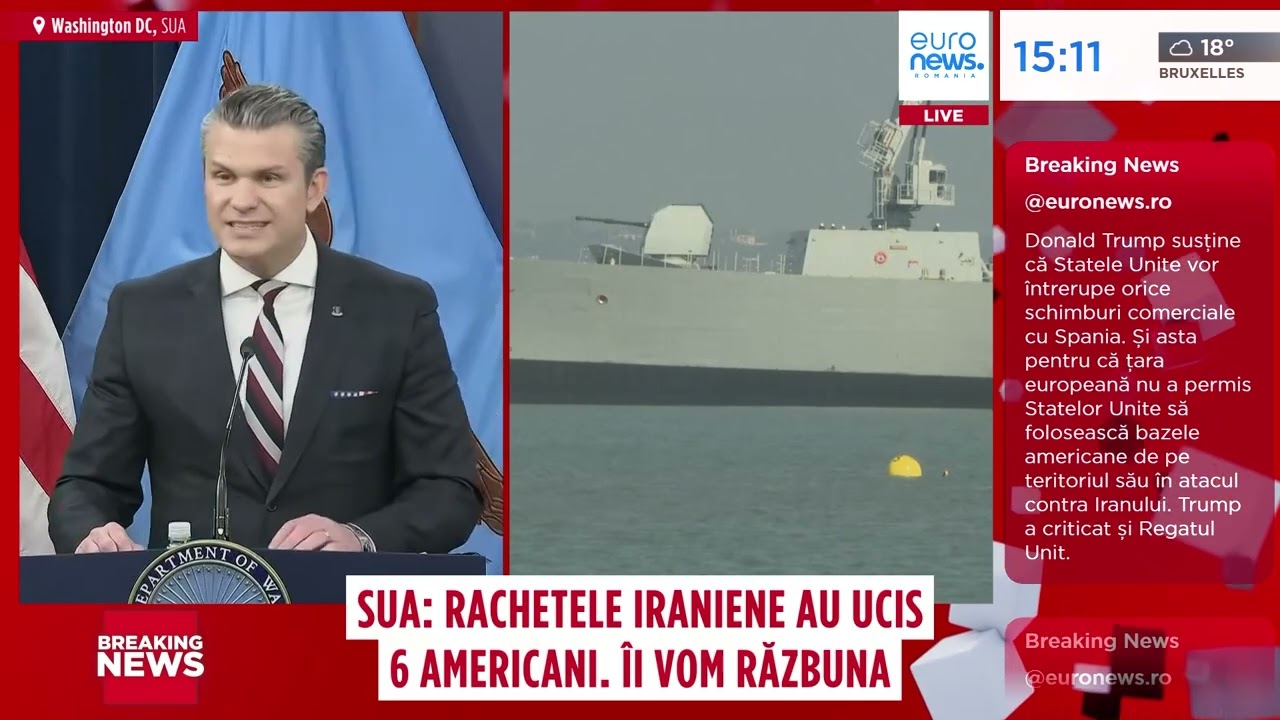 Pete Hegseth spune că Iran a vrut să-l omoare pe Trump. „L-am vânat și l-am ucis pe liderul unității