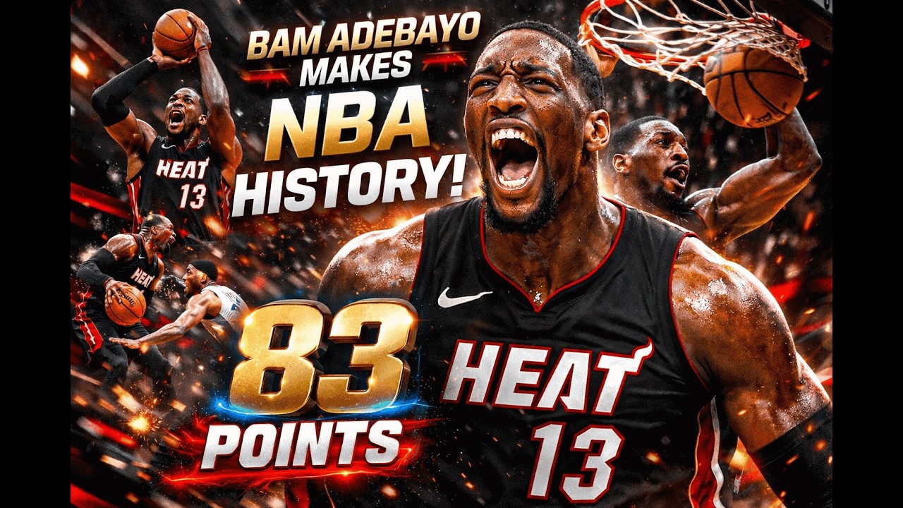 Bam Adebayo GOES OFF for 83 Points 🔥 | Miami Heat vs Washington Wizards Full Reaction & Highlights