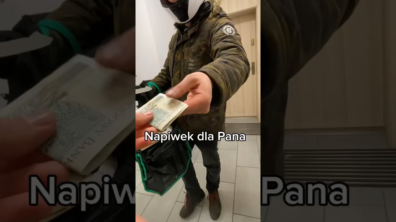 Dałem napiwek 100zł za pizze
