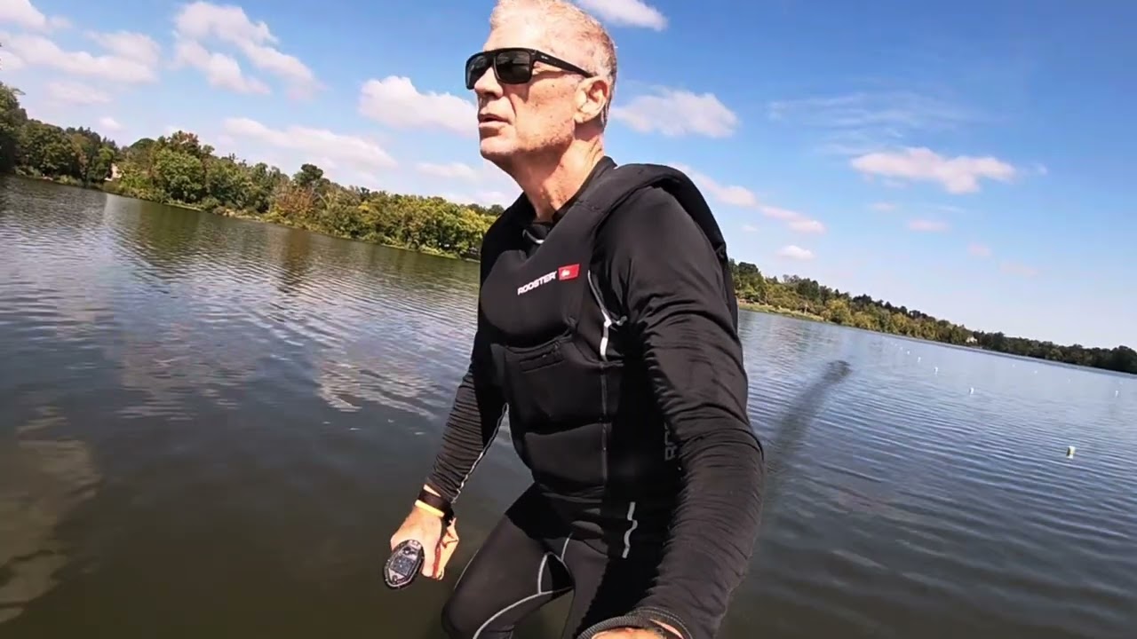 E Foiling on Lake Carnegie in Princeton NJ